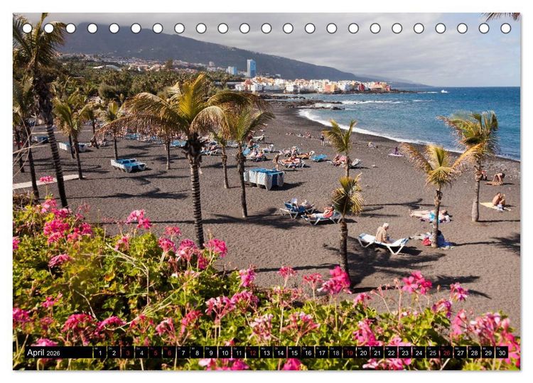 Produktbild: Kanarische Inseln - Teneriffa (Tischkalender 2026 DIN A5 quer), CALVENDO Monatskalender