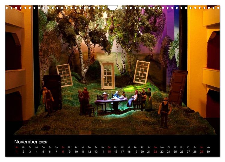 Produktbild: FASZINIERENDE THEATERR&Auml;UME (Wandkalender 2026 DIN A3 quer), CALVENDO Monatskalender