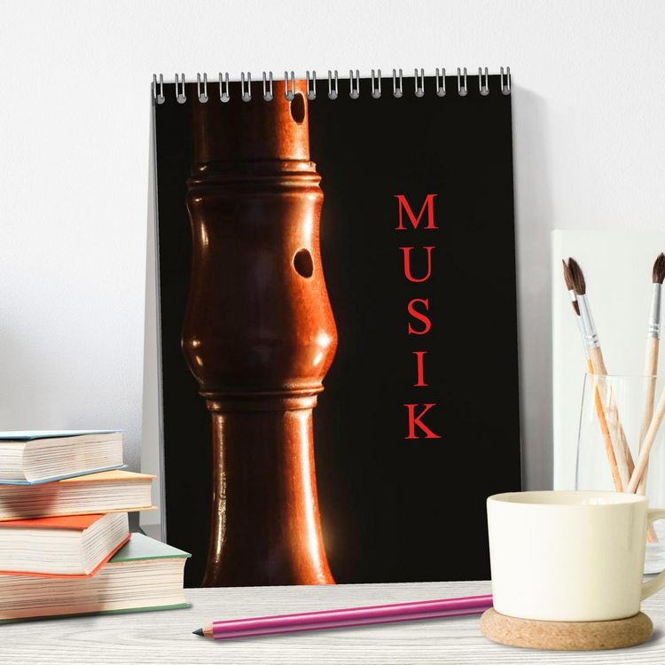 Produktbild: Musik (Tischkalender 2026 DIN A5 hoch), CALVENDO Monatskalender