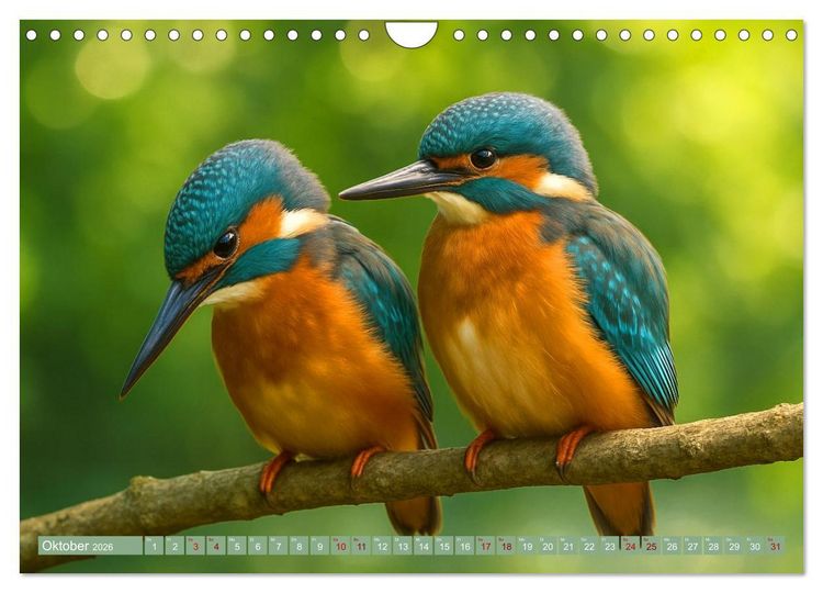 Produktbild: Eisvogeltr&auml;ume am Wasser (Wandkalender 2026 DIN A4 quer), CALVENDO Monatskalender