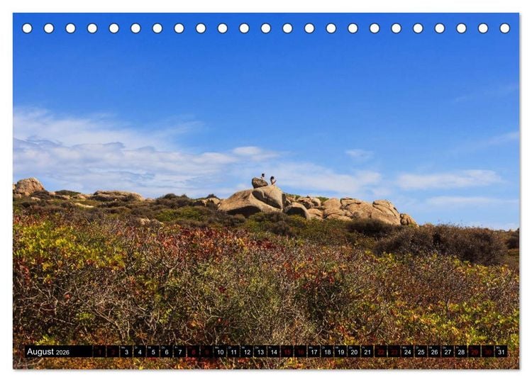 Produktbild: Faszination Sardinien (Tischkalender 2026 DIN A5 quer), CALVENDO Monatskalender