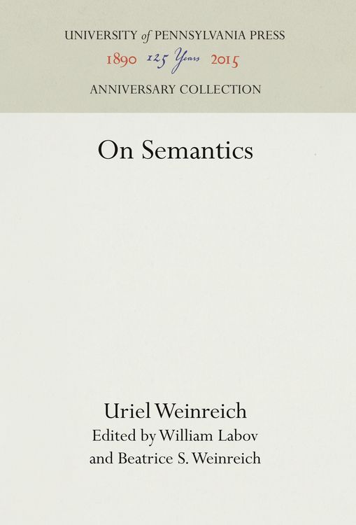 Produktbild: On Semantics
