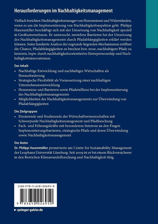Produktbild: Herausforderungen im Nachhaltigkeitsmanagement