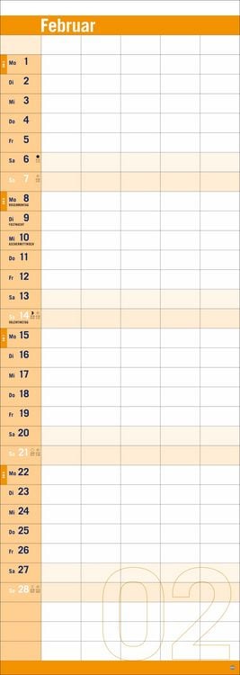 Produktbild: Allround-Familienplaner Vertical Kalender 2027