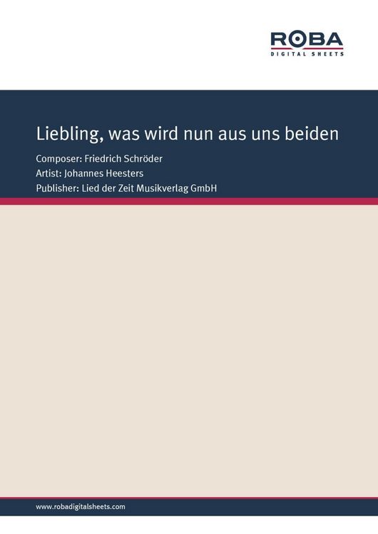 Produktbild: Liebling, was wird nun aus uns beiden