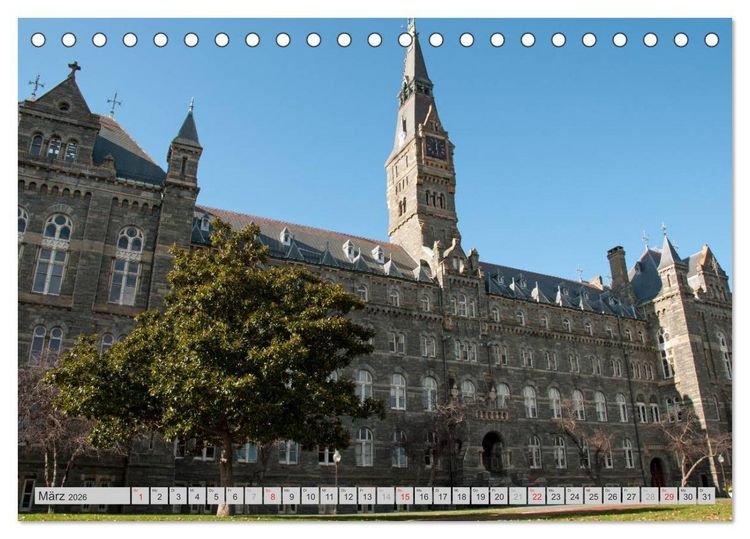 Produktbild: Washington D.C. (Tischkalender 2026 DIN A5 quer), CALVENDO Monatskalender