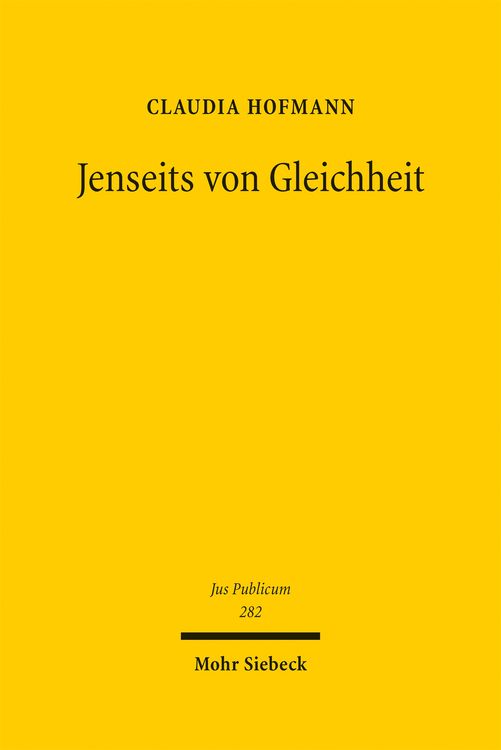 Produktbild: Jenseits von Gleichheit
