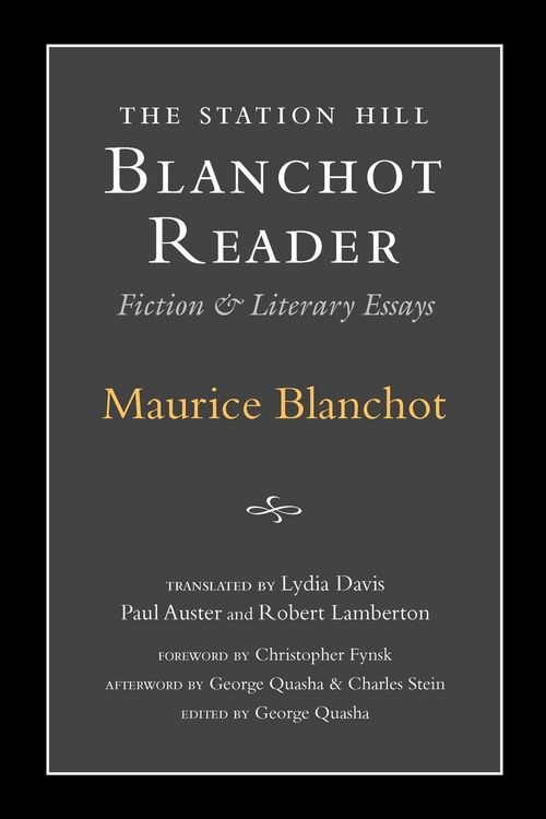 Produktbild: Station Hill Blanchot Reader