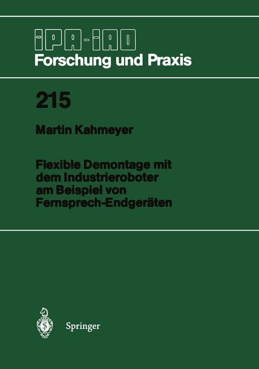 Produktbild: Flexible Demontage mit dem Industrieroboter am Beispiel von Fernsprech-Endger&auml;ten