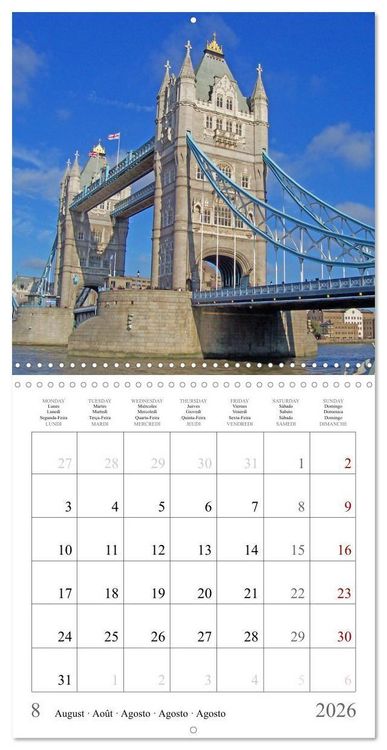 Produktbild: A Journey Through Europe (Wall Calendar 2026 12 &times; 12 Inch) CALVENDO 12 Month Wall Calendar