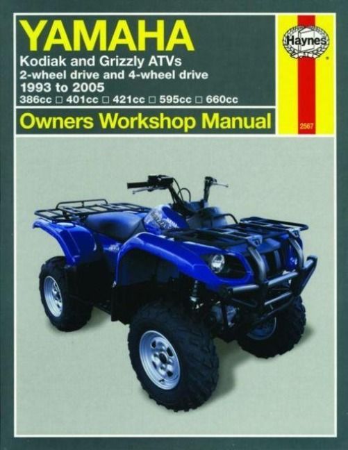 Produktbild: Yamaha Kodiak & Grizzly ATVs (93 - 05) Haynes Repair Manual