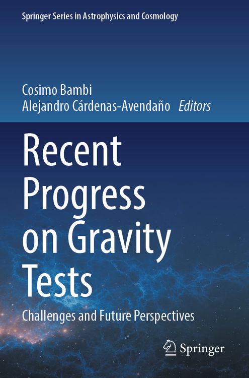 Produktbild: Recent Progress on Gravity Tests