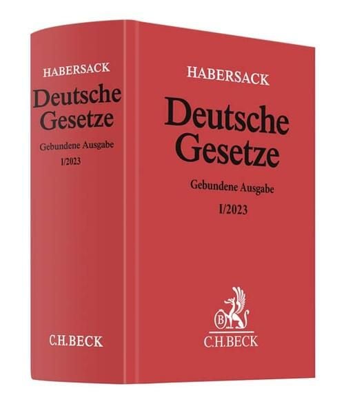 Produktbild: Deutsche Gesetze Gebundene Ausgabe I/2023