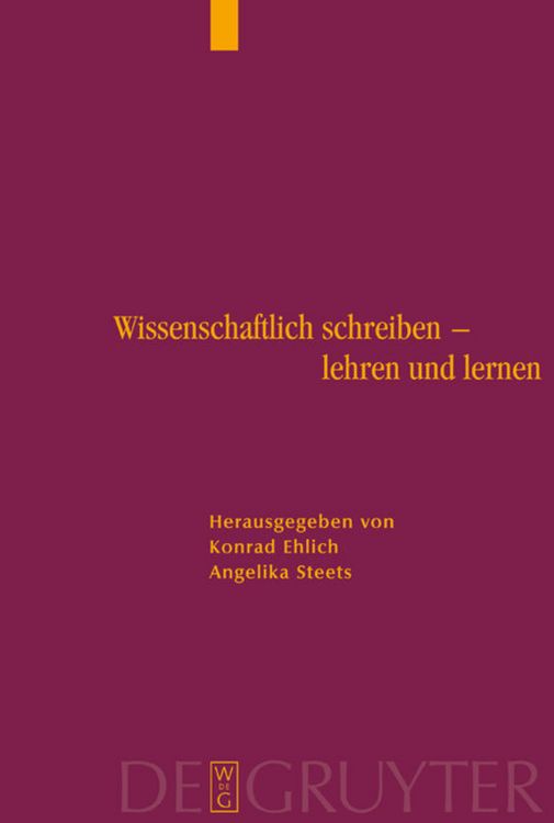 Produktbild: Wissenschaftlich schreiben - lehren und lernen