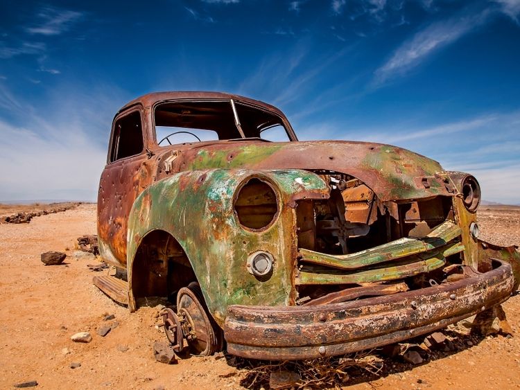 Produktbild: CALVENDO Puzzle Ein Motiv aus dem Kalender R.I.P. Rust in Peace 1000 Teile Puzzle quer | 1000 Teile Lege-Gr&ouml;&szlig;e 64 &times; 48 cm Foto-Puzzle f&uuml;r gl&uuml;ckliche Stunden