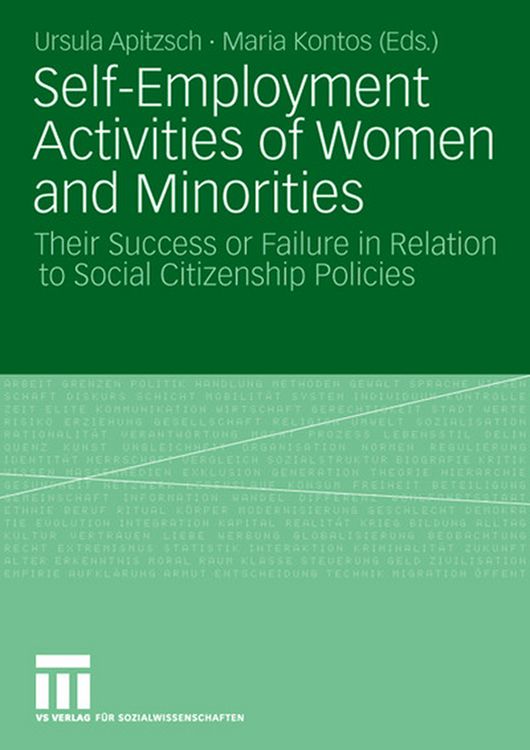 Produktbild: Self-Employment Activities of Women and Minorities