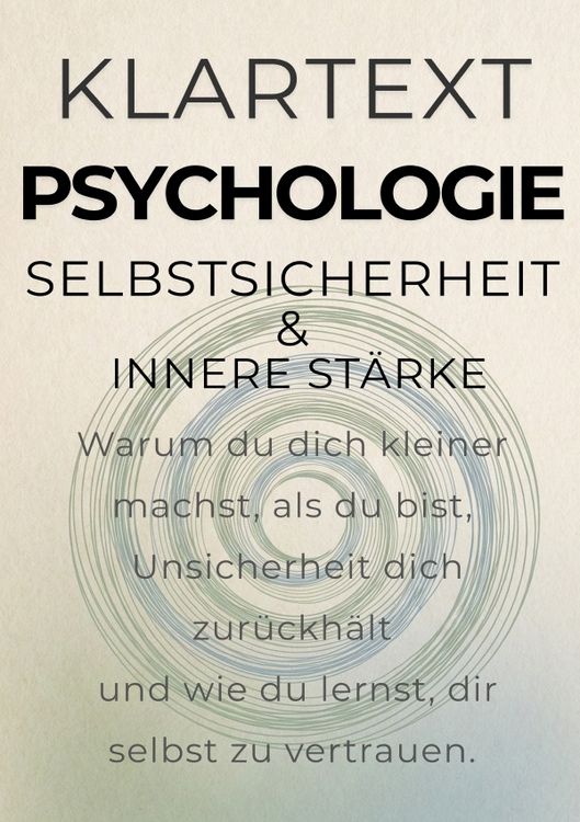Produktbild: KLARTEXT Psychologie / Selbstsicherheit &amp; innere St&auml;rke