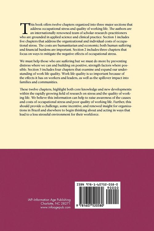 Produktbild: Stress and Quality of Working Life