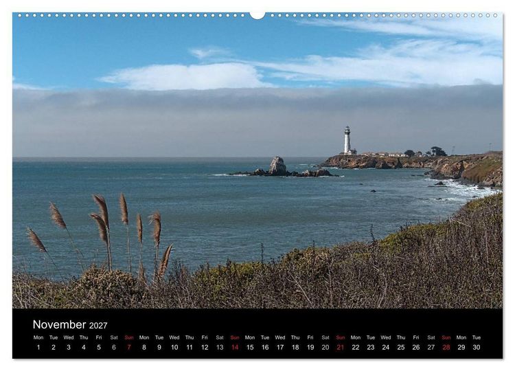 Produktbild: California Coasline (High Quality Premium Wall Calendar 2027 DIN A2 landscape),CALVENDO 12 Month Wall Calendar