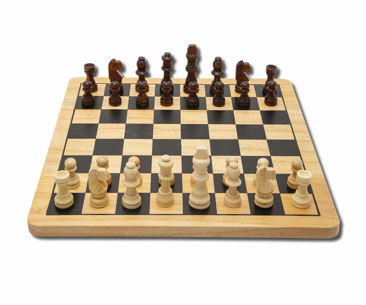 Produktbild: Deluxe Holz - Schach & Dame