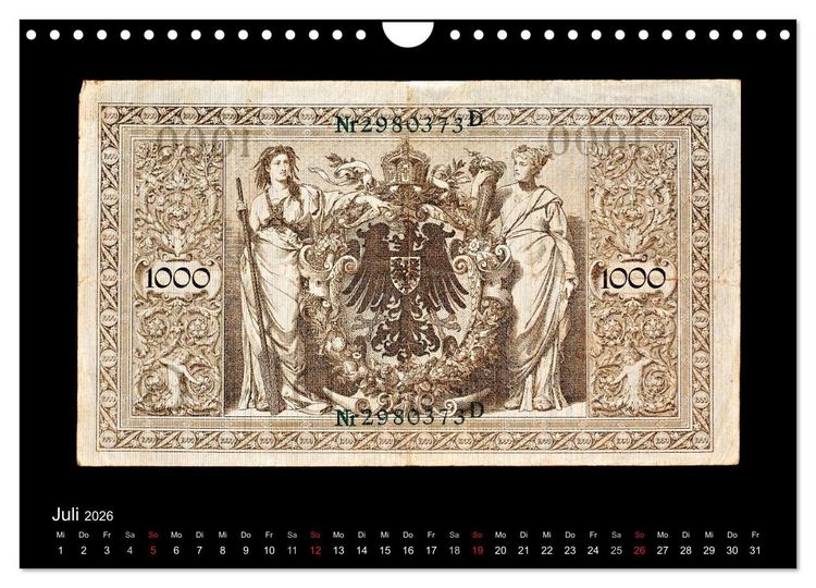 Produktbild: Vergangene Werte (Wandkalender 2026 DIN A4 quer), CALVENDO Monatskalender