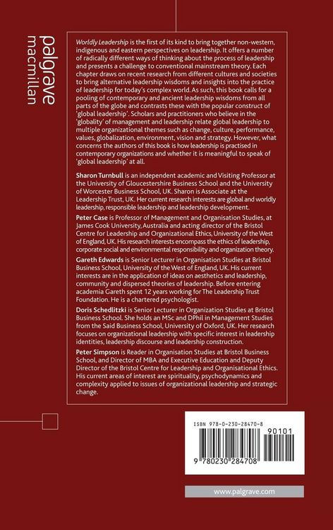 Produktbild: Worldly Leadership