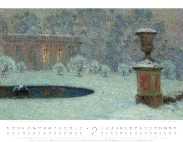 Produktbild: Kunstwerk Garten Kalender 2027