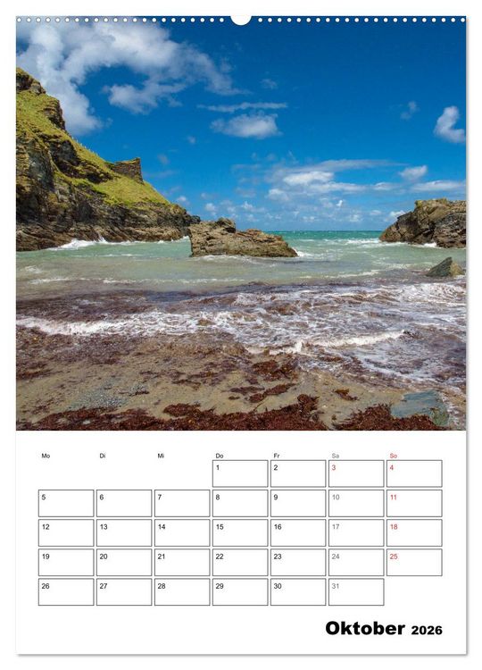 Produktbild: Foto-Momente S&uuml;d-England - Magische Orte (Wandkalender 2026 DIN A2 hoch), CALVENDO Monatskalender