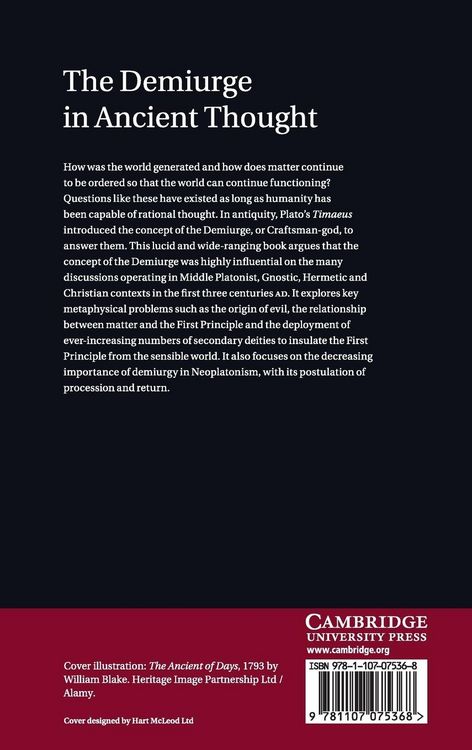 Produktbild: The Demiurge in Ancient Thought