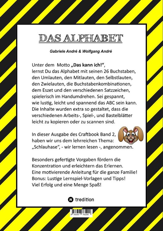 Produktbild: CRAFTBOOK - LESEN LERNEN - MALBUCH - BASTELBUCH - SPIELEBUCH - MOTIVATIONS&Uuml;BUNGEN - KREATIVES ZEICHNEN