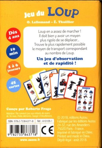 Produktbild: Jeux de cartes Auzou