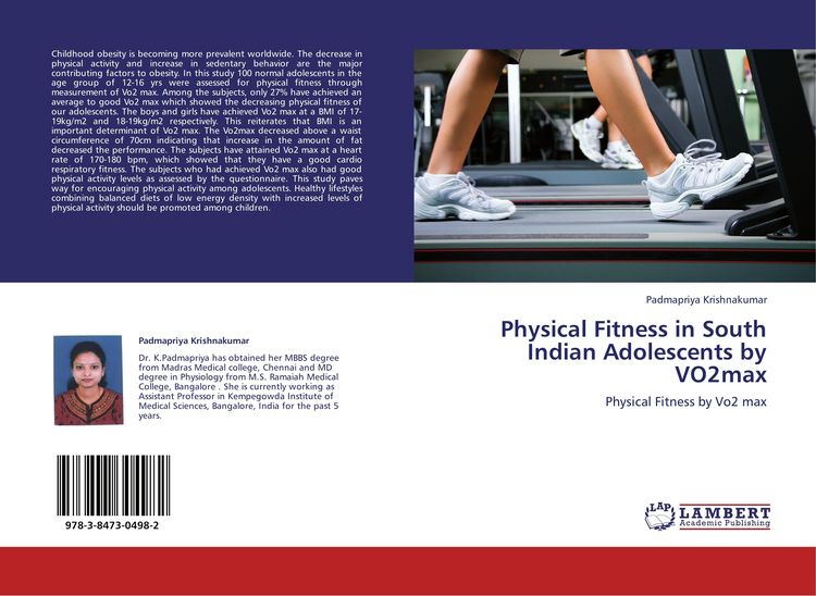Produktbild: Physical Fitness in South Indian Adolescents by VO2max
