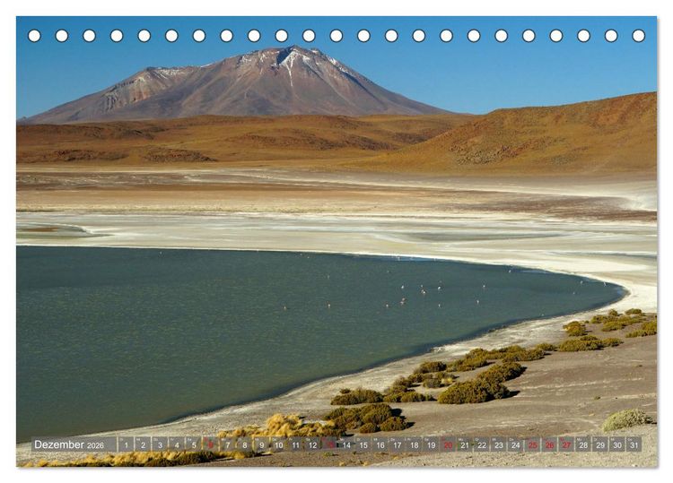 Produktbild: Bolivien - Eine Wanderreise (Tischkalender 2026 DIN A5 quer), CALVENDO Monatskalender