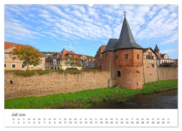 Produktbild: B&uuml;dingen - historische Stadt (hochwertiger Premium Wandkalender 2026 DIN A2 quer), Kunstdruck in Hochglanz