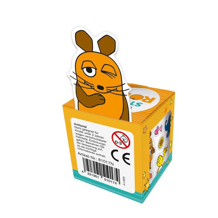 Produktbild: Tr&ouml;tsch Die Maus Stickerrolle Sticker