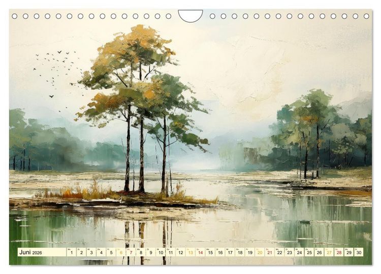 Produktbild: Eine Landschaft im Jahr (Wandkalender 2026 DIN A4 quer), CALVENDO Monatskalender