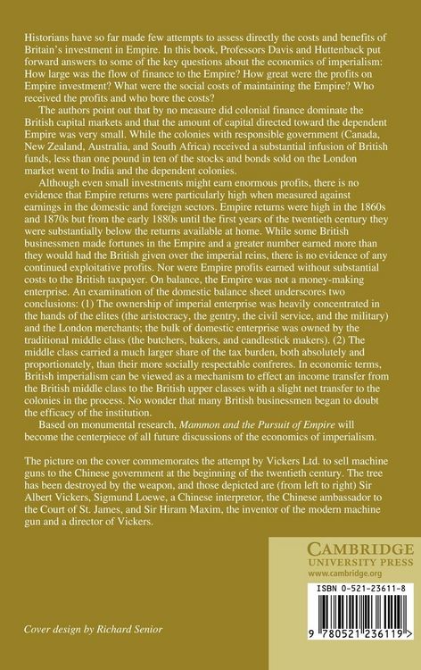 Produktbild: Mammon and the Pursuit of Empire