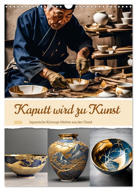 Produktbild: Kaputt wird zu Kunst (Wandkalender 2026 DIN A3 hoch), CALVENDO Monatskalender