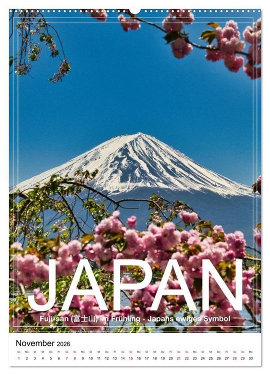 Produktbild: Japan PosterArt 2024 (hochwertiger Premium Wandkalender 2026 DIN A2 hoch), Kunstdruck in Hochglanz