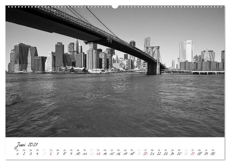 Produktbild: New York &ndash; The Big Apple (hochwertiger Premium Wandkalender 2027 DIN A2 quer), Kunstdruck in Hochglanz