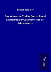 Produktbild: Der schwarze Tod in Deutschland