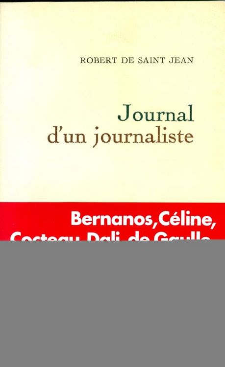 Produktbild: Journal d'un journaliste