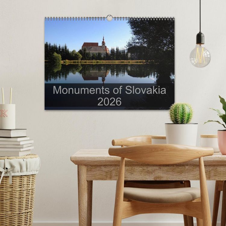 Produktbild: Monuments of Slovakia 2026 (Wall Calendar 2026 DIN A3 landscape), CALVENDO 12 Month Wall Calendar
