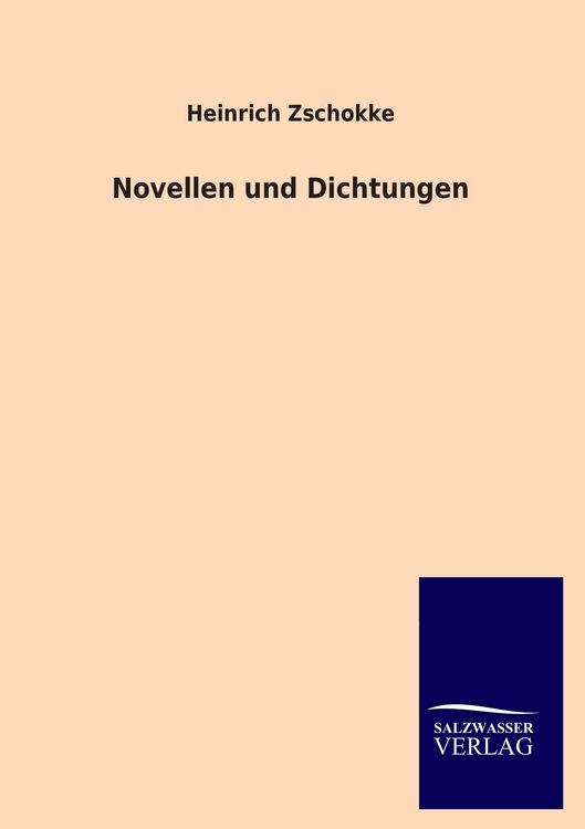 Produktbild: Novellen und Dichtungen