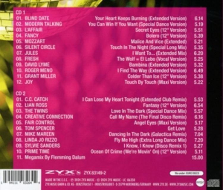 Euro Disco History 1985, 2 Audio-CD