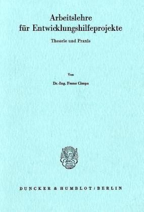 Produktbild: Cimpa, F: Arbeitslehre f. Entwickl.