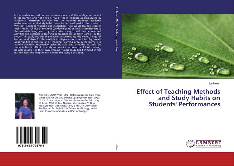 Produktbild: Effect of Teaching Methods and Study Habits on Students' Performances