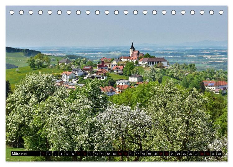 Produktbild: Fr&uuml;hling im Mostviertel (Tischkalender 2026 DIN A5 quer), CALVENDO Monatskalender