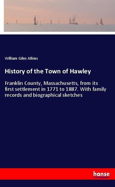 Produktbild: History of the Town of Hawley