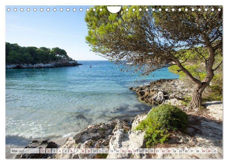 Produktbild: Menorca - Perle im MIttelmeer (Wandkalender 2027 DIN A4 quer), CALVENDO Monatskalender